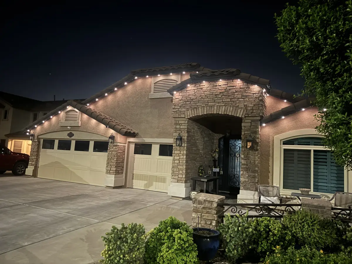 Plum Lights Arizona founders Joey Galea and Ibrahim Robles Jr - Professional permanent LED lighting installation